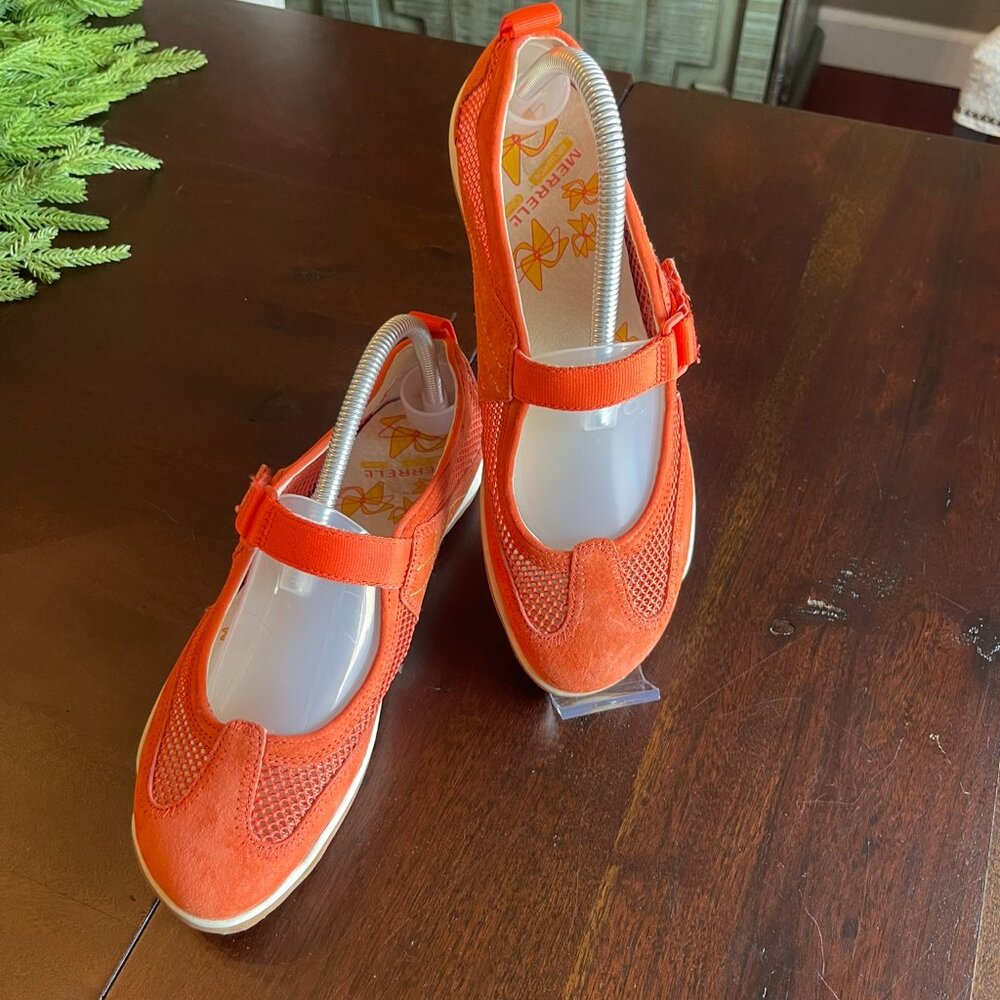 Merrell Orange Mary Jane Flats